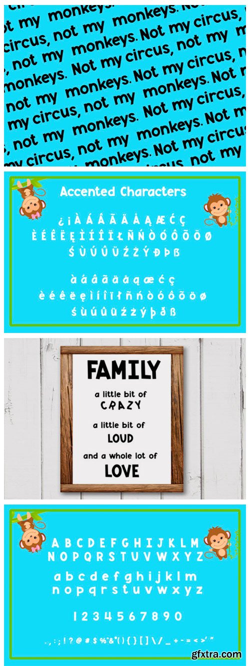 Monkey Mayhem Font