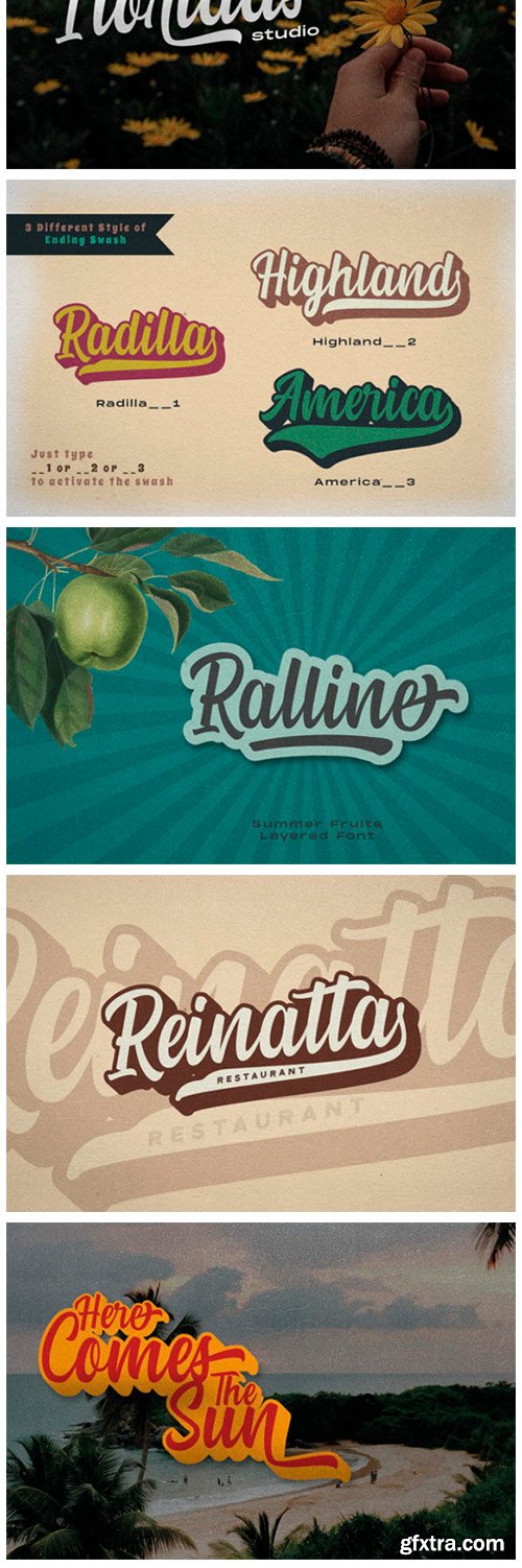 Summer Fruits Font