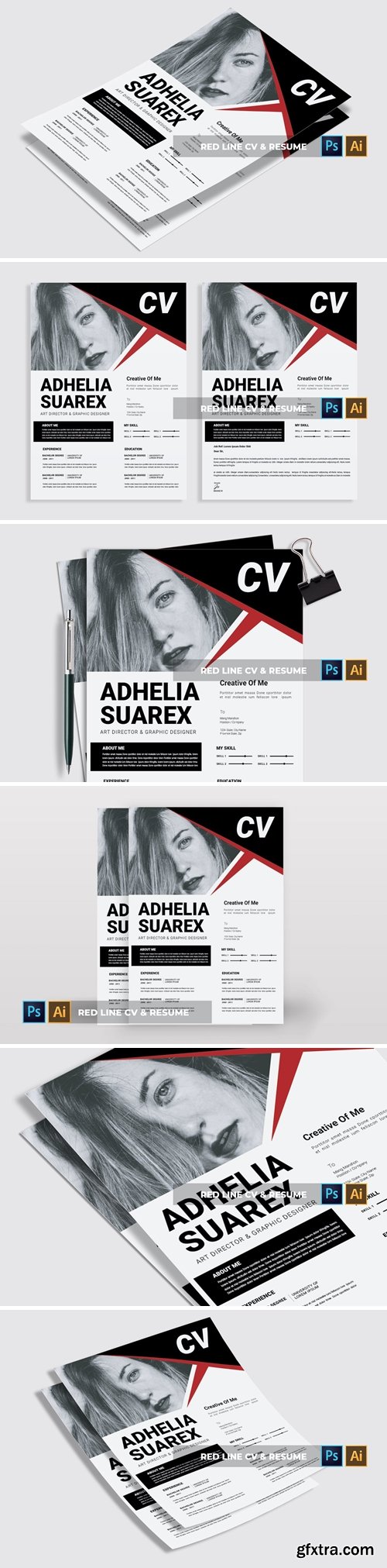 Red Line | CV & Resume