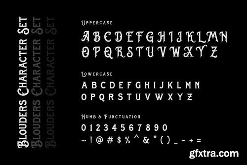 Blouders Font