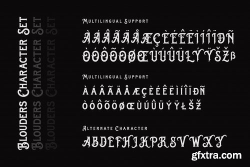 Blouders Font