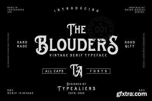 Blouders Font