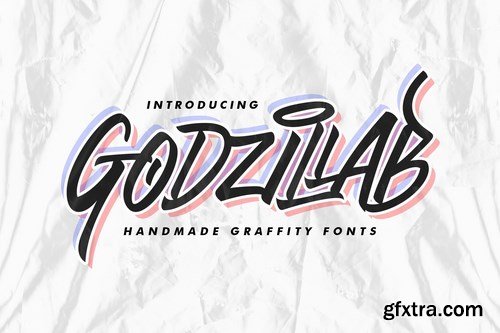 Godzillab - Handmade Graffity Font