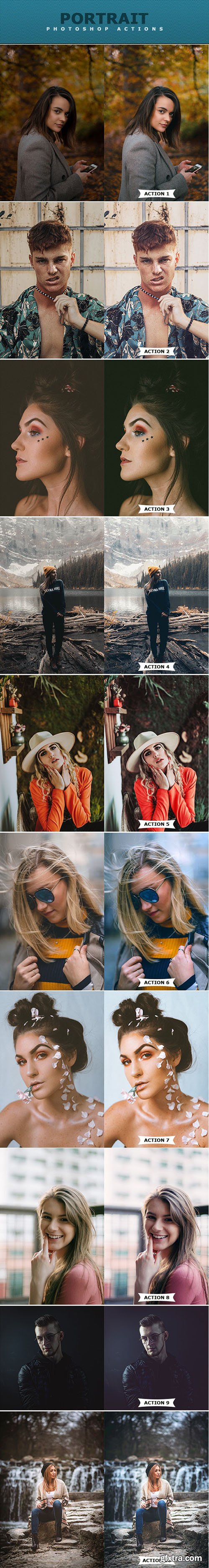 Graphicriver - Portrait Photoshop Actions 25658548