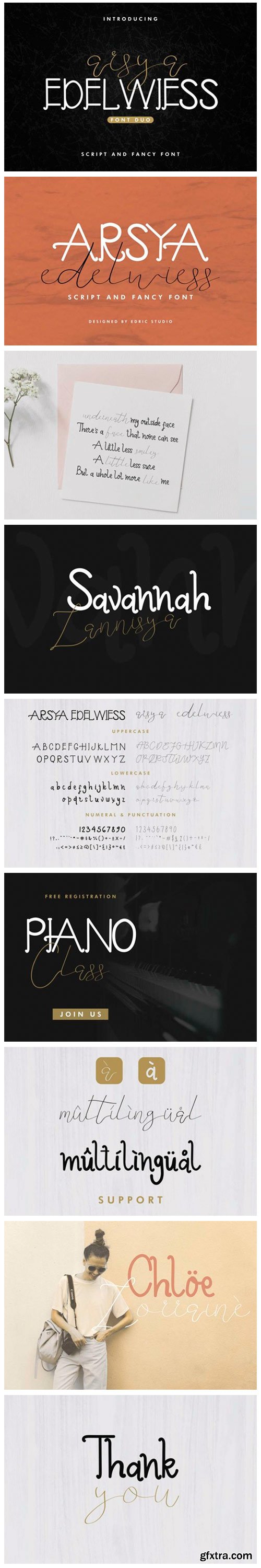 Arsya Edelwiess Duo Font