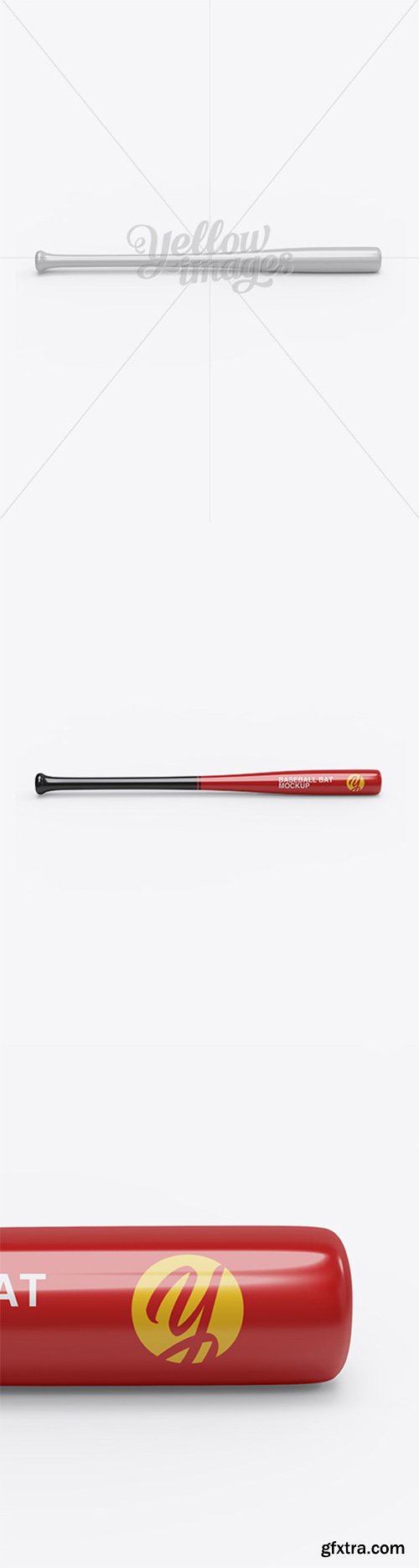 Glossy Baseball Bat Mockup 19170