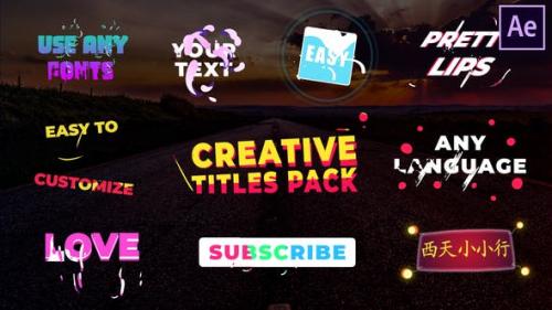 Videohive - Creative Titles | After Effects