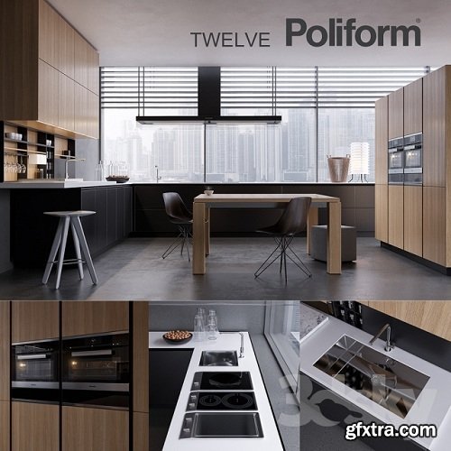 Kitchen Poliform Varenna Twelve 2