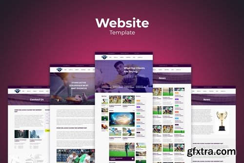 Football Soccer Website Templates