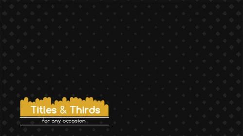 Videohive - Titles & Thirds