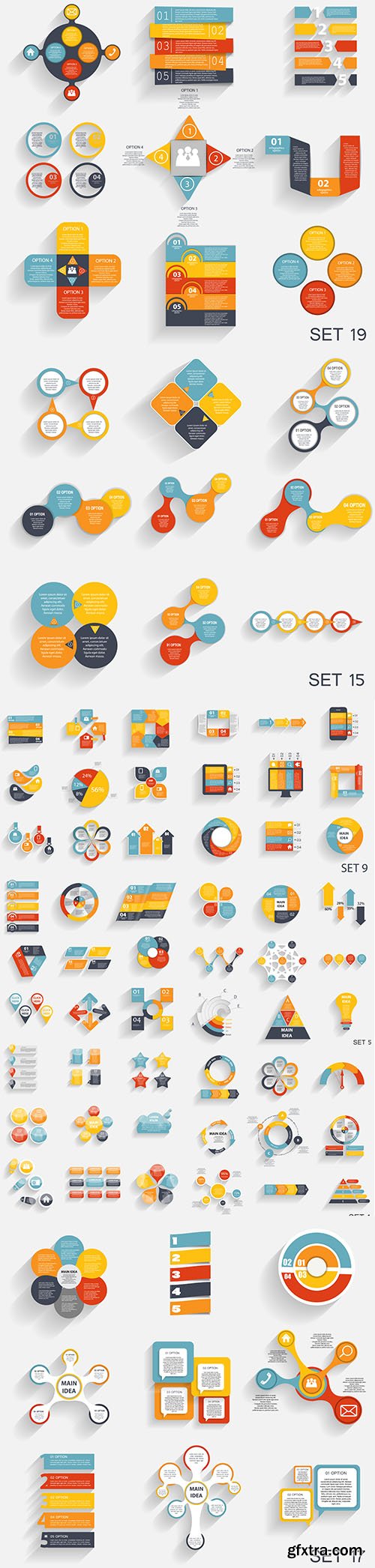 Collection of Infographic Templates