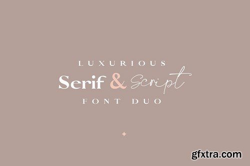 Rosalia Boutique- Handwritten Script and Serif Duo