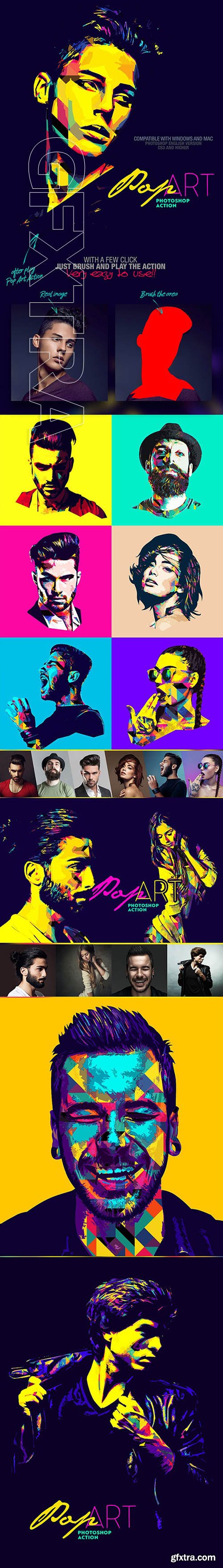 Graphicriver - Pop Art Photoshop Action 25885056