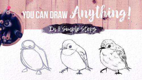 SkillShare - You Can Draw Anything! In 3 Simple Steps - 1944669273