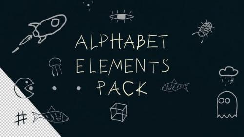 Videohive - Alphabet Elements