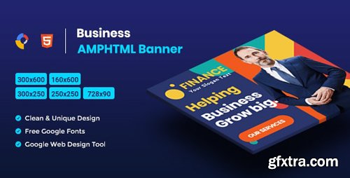 CodeCanyon - Business AMPHTML Banners Ads Template v1.0 - 25875077