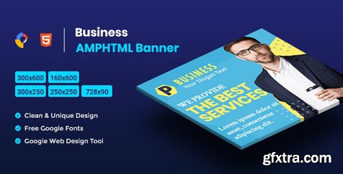 CodeCanyon - Business AMPHTML Banners Ads Template V04 v1.0 - 25894943