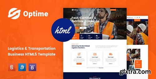 ThemeForest - Optime v1.0 - Logistics & Transportation HTML5 Template (Update: 17 December 19) - 25268807