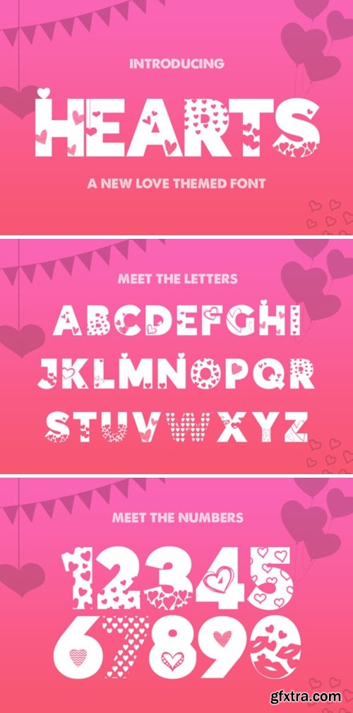 Hearts Font