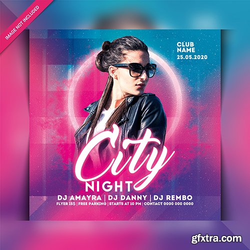 City party flyer template