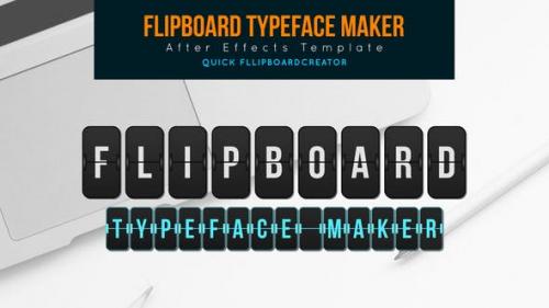 Videohive - Flip board Typeface Maker