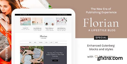 ThemeForest - Florian v1.3.1 - Responsive Personal WordPress Blog Theme - 22486257