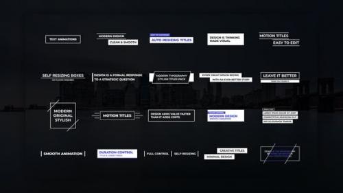 Videohive - Clean Modern Titles