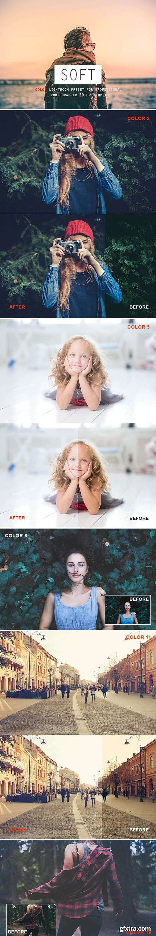 Graphicriver - 20 Soft Color Lightroom Preset 21512575