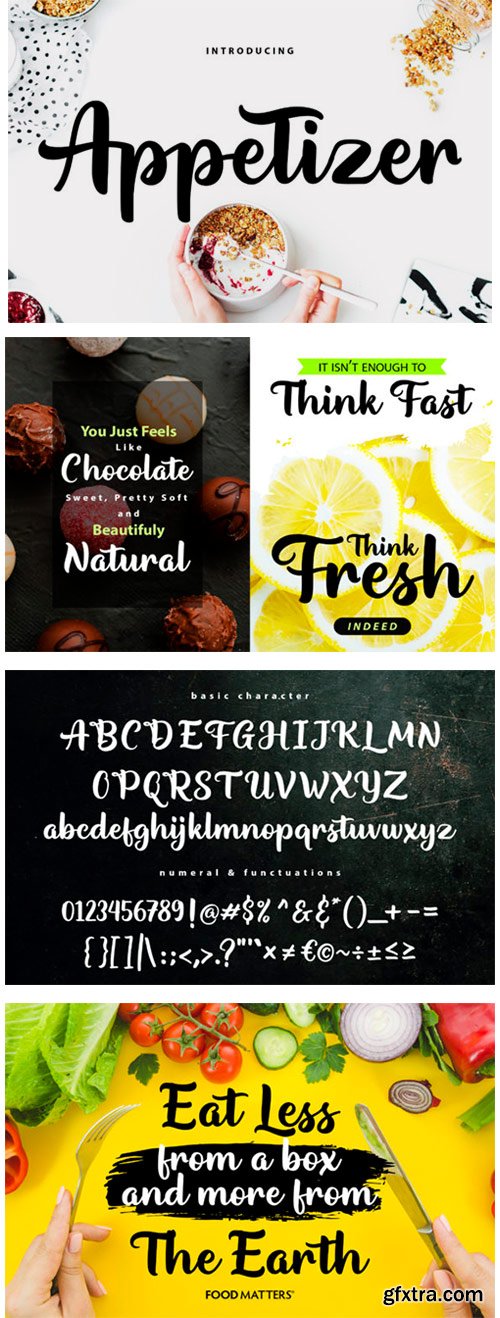 Appetizer Font