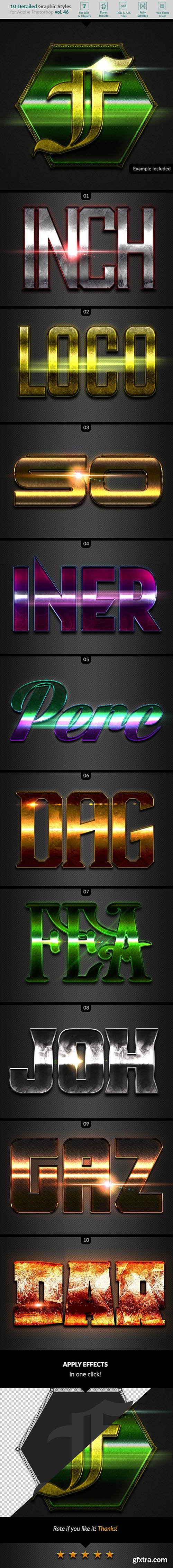 Graphicriver - 10 Text Effects Vol. 46 25813616