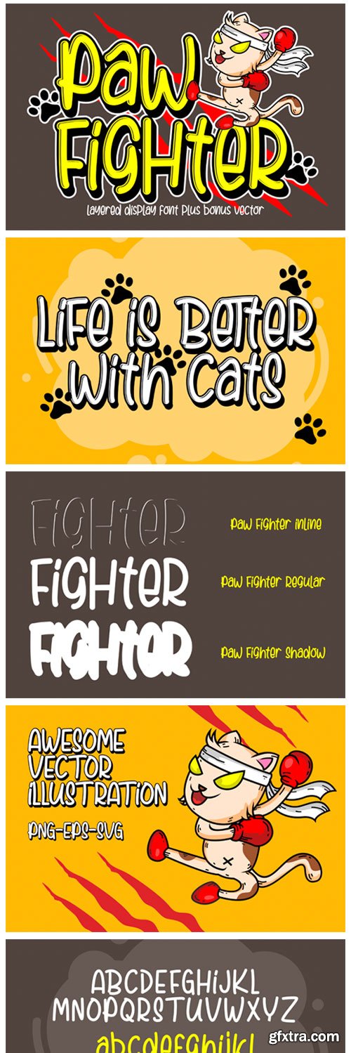 Paw Fighter Font