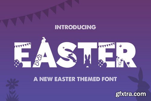 Easter Silhouette Font