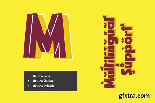 CM - Ariston Comic Layered Font 4629940