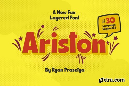 CM - Ariston Comic Layered Font 4629940