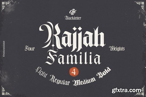 CM - Rajjah Familia Font 4614081