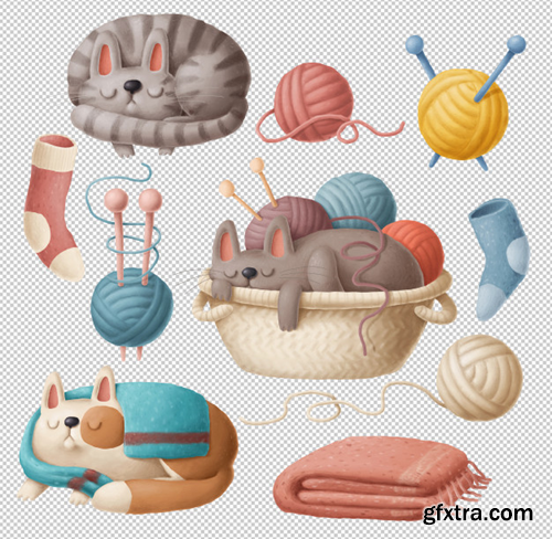 cats-knitting-collection_147671-1