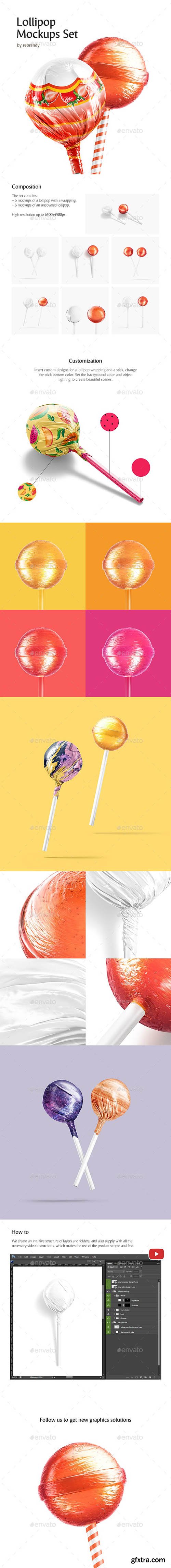 Graphicriver - Lollipop Mockups Set 25884937