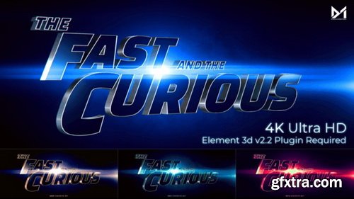Videohive - Cinematic Title Trailer_Fast and the curious - 25897760