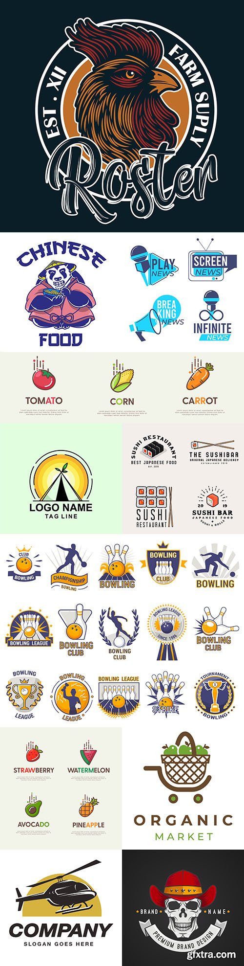 Creative business corporate company logos design 58
