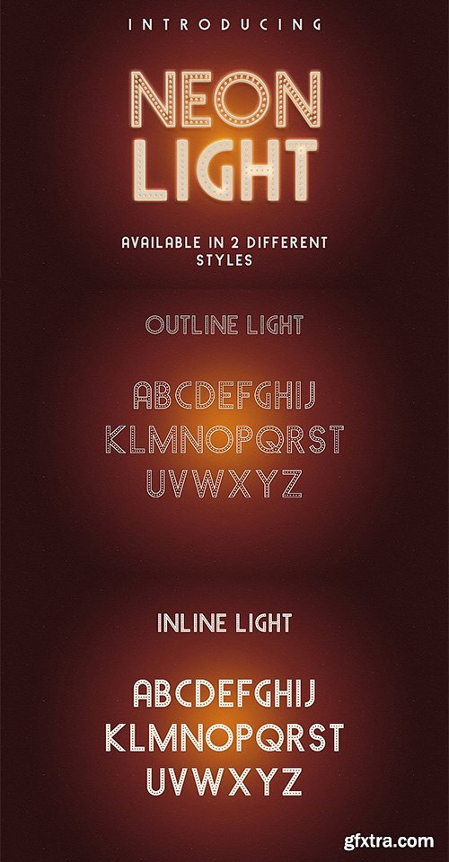 Neon Light Font