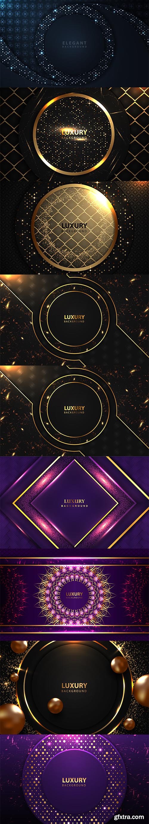 Luxury Abstract Background with Element Decoration