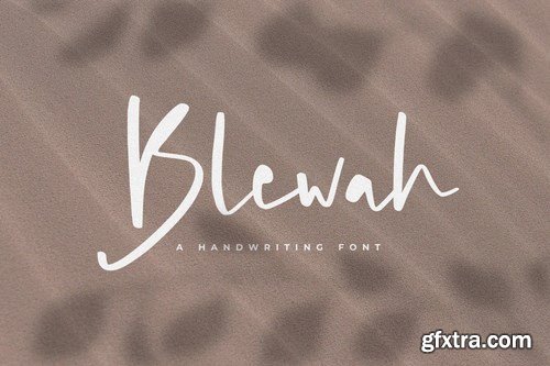 Blewah - A Handwriting Font