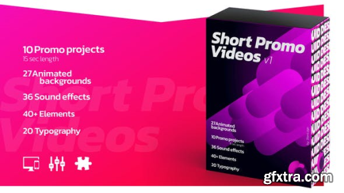 Videohive Short Promo Videos. Set v.1 (Promo projects