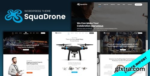 ThemeForest - SquaDrone v1.0.9 - Drone & UAV Business - 21350429