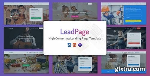 ThemeForest - LeadPage v1.0 - Multipurpose Marketing HTML Landing Page Template - 25787059