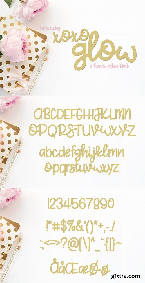 XoXo Glow Handwritten Font