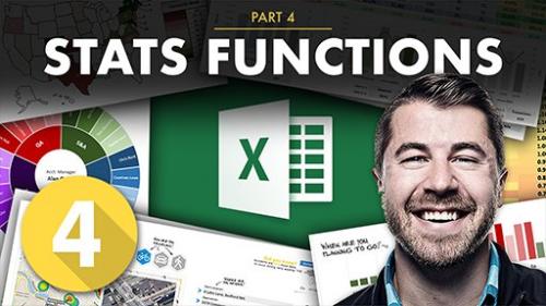 SkillShare - Excel Formulas & Functions Part 4: Statistical Functions - 1653491006