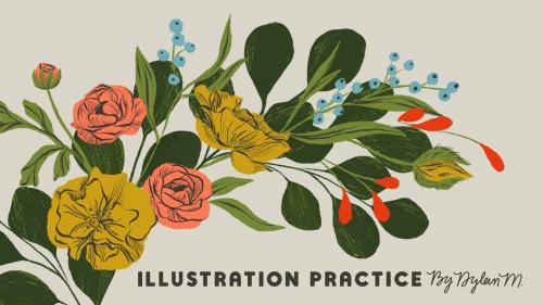 SkillShare - Illustration Practice: Lettering & Florals With Adobe Fresco - 1686186034