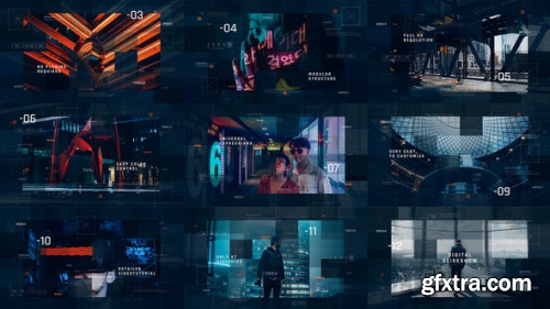 Videohive Sci-Fi Digital Slideshow 25888427