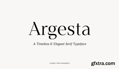 Argesta Font Family